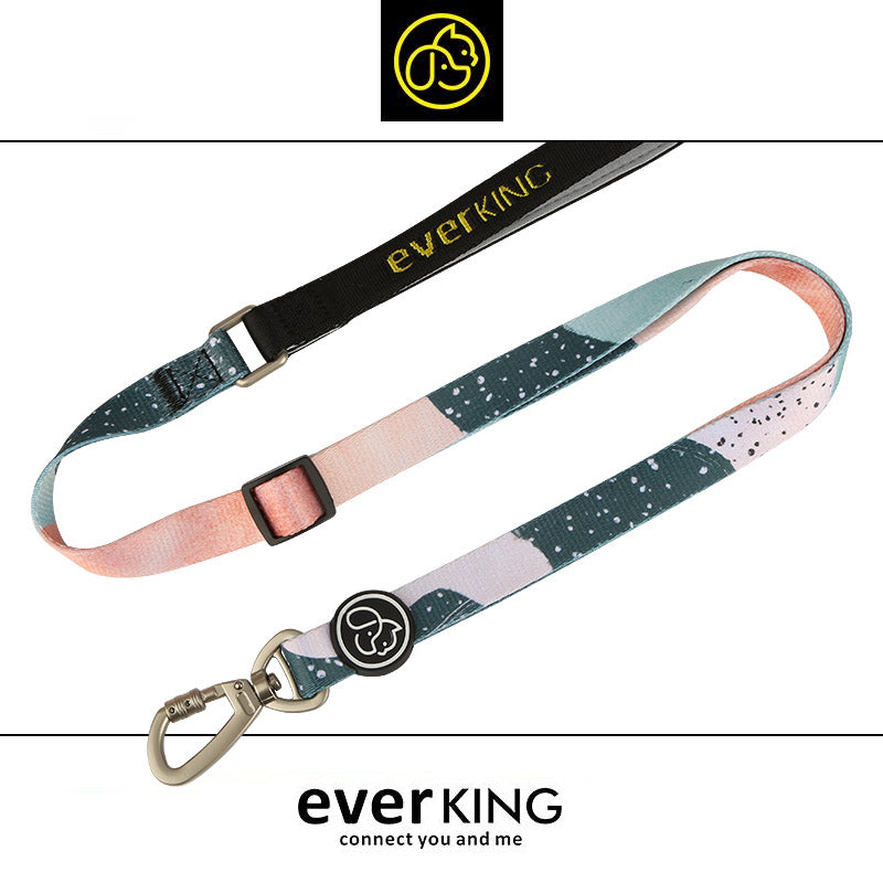 Rock pattern collar traction rope