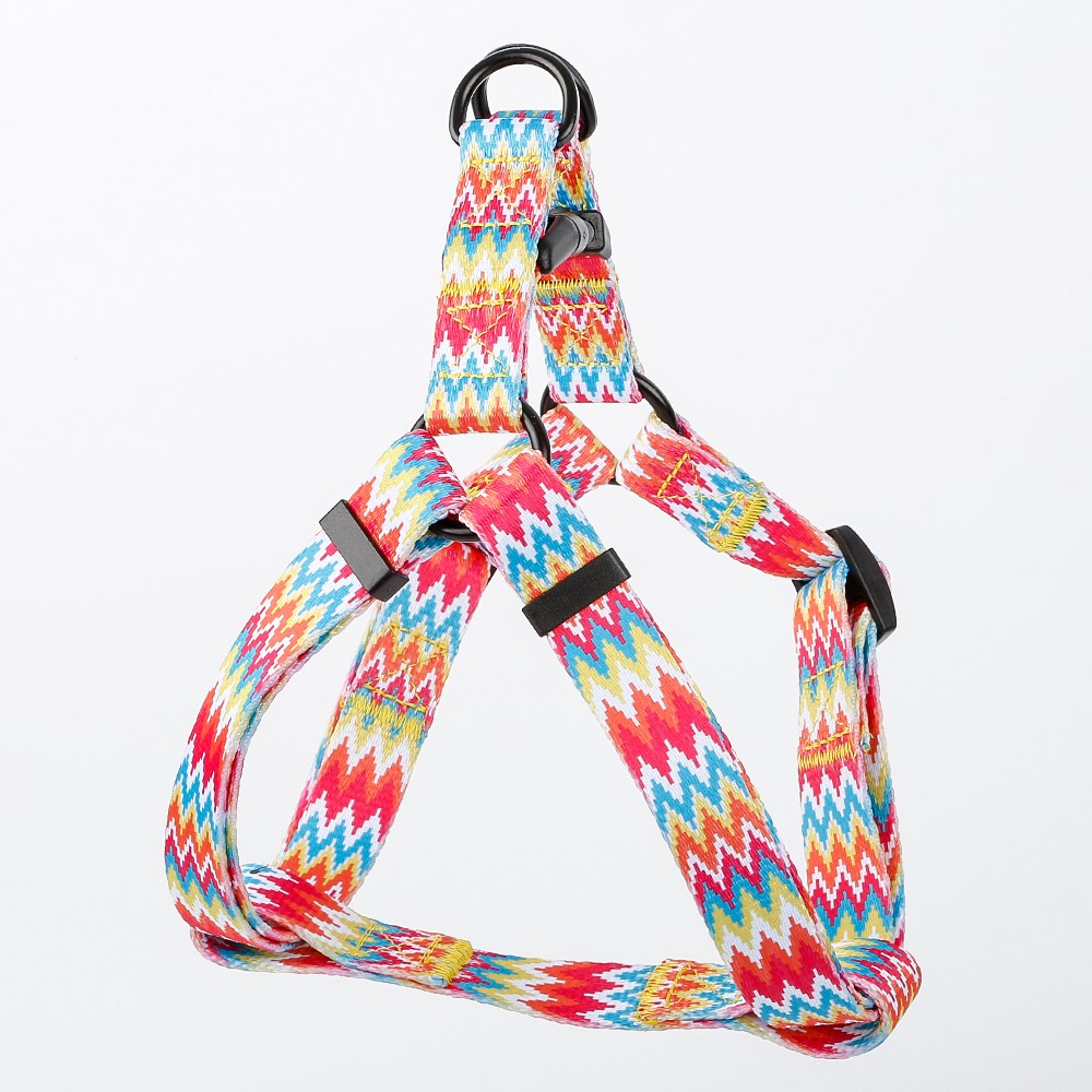 Checkered dog collar traction rope