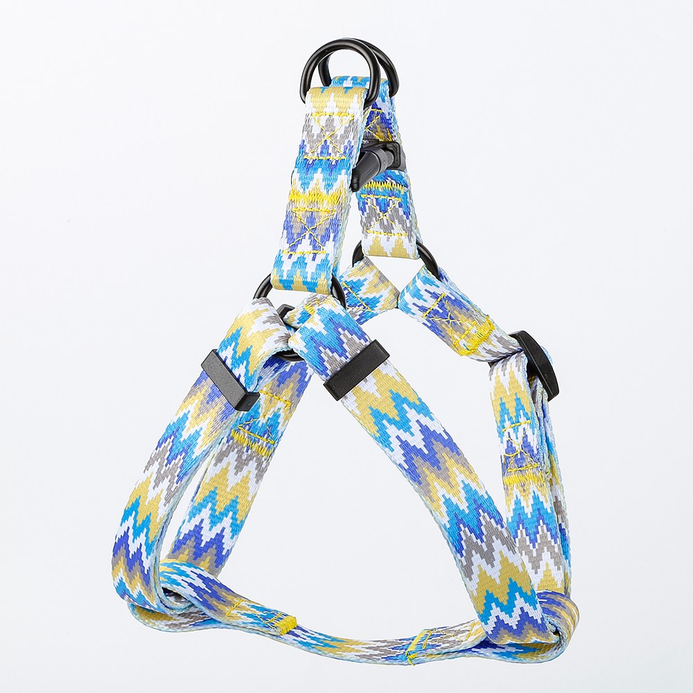 Checkered dog collar traction rope