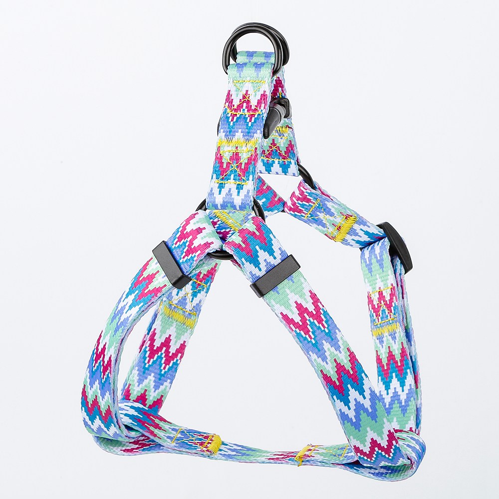 Checkered dog collar traction rope