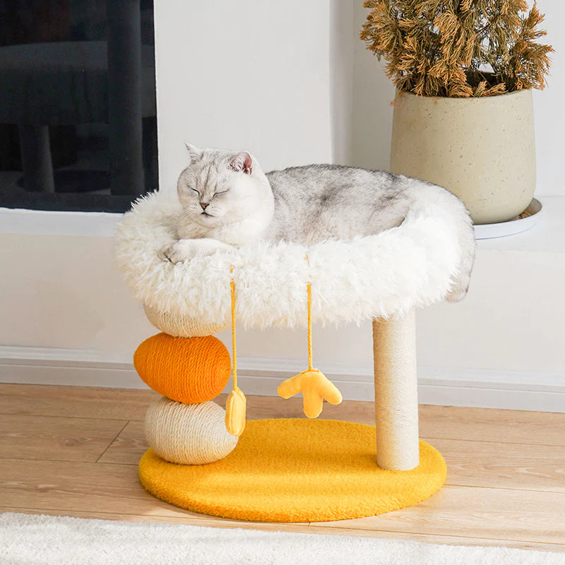 Zeze- Cat Tree Cat Bed Cat Scratch Post-Hen Roost