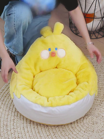 Semi - enclosed Chick - Hugging Cat Bed, suitable for all seasons, incredibly cozy for cats in winter