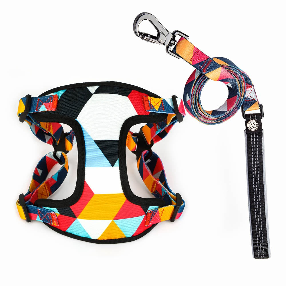 Dog chest strap traction rope