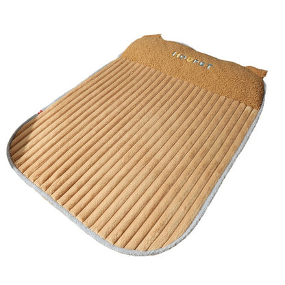 Little Bear Deluxe Grooved Dog Mat - All - season Use, Detachable & Washable, a Winter Warmth Essential for Medium and Large - sized Dogs