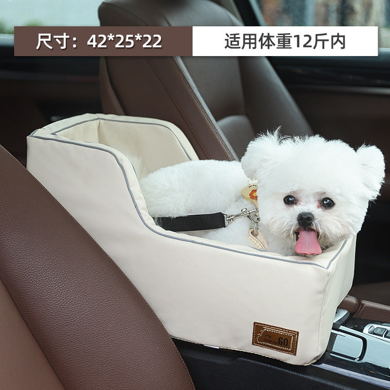 All - season Car Pet Safety Seat! Suitable for cats and dogs, especially small dogs like Poodles. A must - have for a worry - free trip