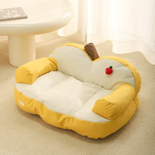 Lele Cat Apple - shaped Sofa Pet Bed, suitable for all seasons, loved by both cats and dogs, exclusive for small - sized cats and dogs