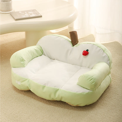 Lele Cat Apple - shaped Sofa Pet Bed, suitable for all seasons, loved by both cats and dogs, exclusive for small - sized cats and dogs