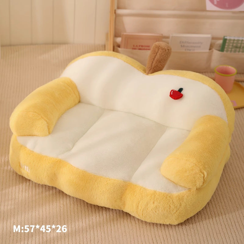 Lele Cat Apple - shaped Sofa Pet Bed, suitable for all seasons, loved by both cats and dogs, exclusive for small - sized cats and dogs