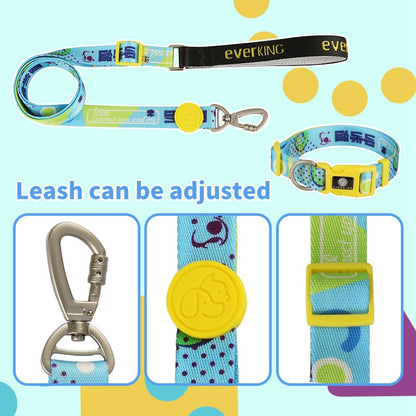 Colorful Dog Necklace Towing Rope