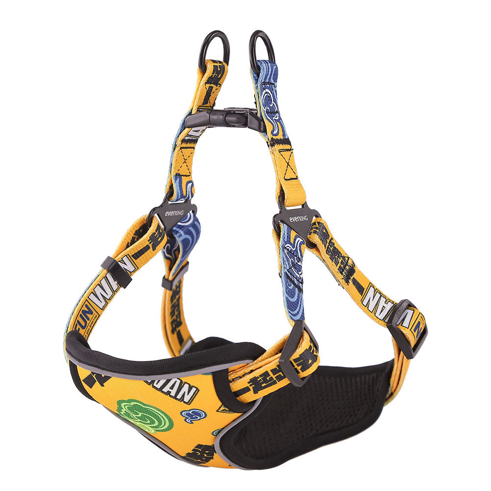 Multi style dog chest strap traction rope