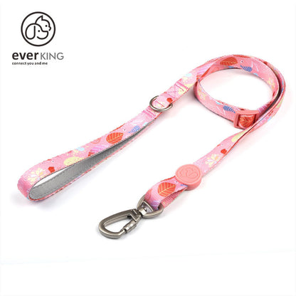 Dog Collar Pink 7-piece Set