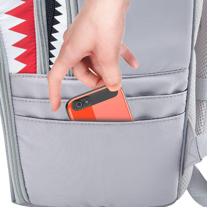 HDP Backpack Shark Carrier Travel Breathable Bag Color:Grey Size:Medium