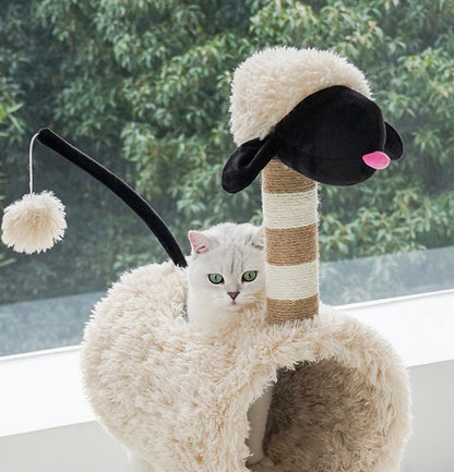 Black Face Lamb Cat Climbing Frame