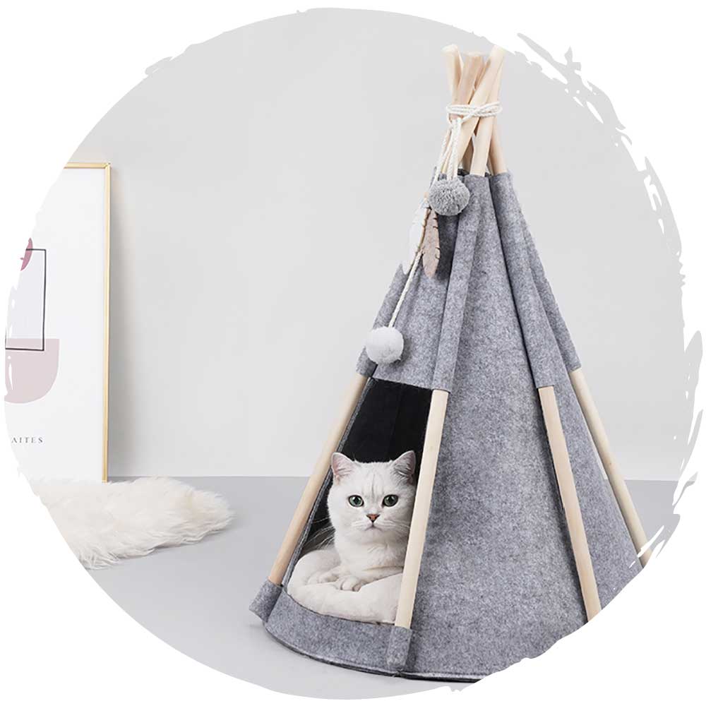 Thickened Wool Winter Tent Pet Warm Cat Litter