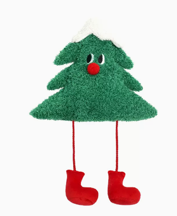 Christmas Velvet Pine Tree Cat Mint Cat Toy