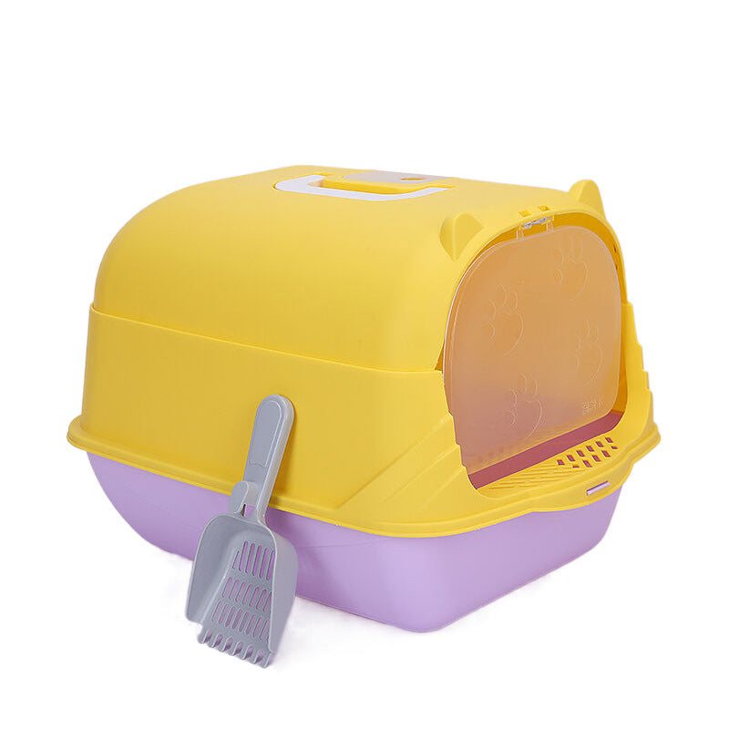 Fully enclosed cat litter basin 2.0