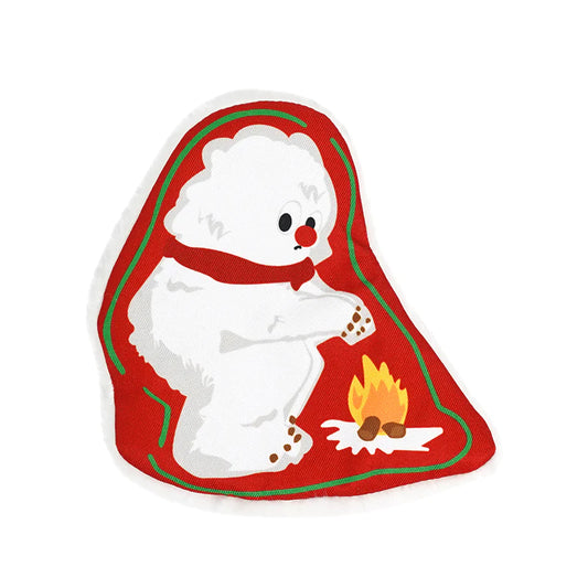 Purple Christmas Snowman Snowman Sounding Paper Plush Sounding Cat Toy