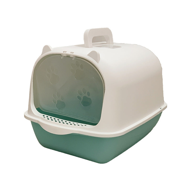 Fully enclosed cat litter basin 1.0