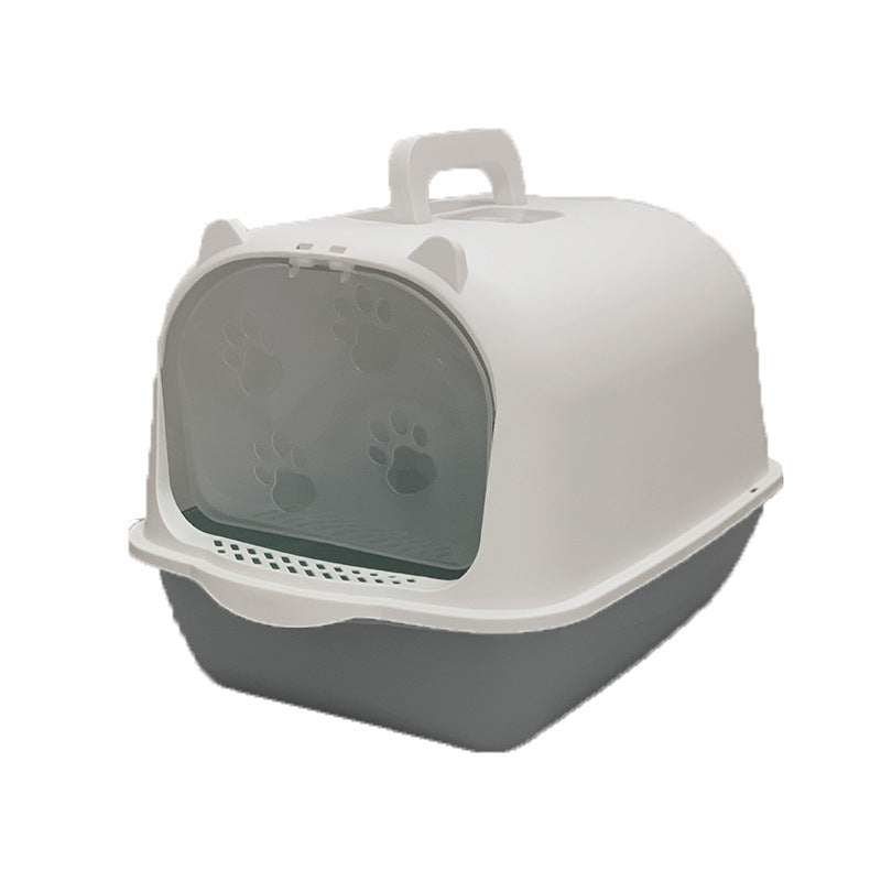 Fully enclosed cat litter basin 1.0