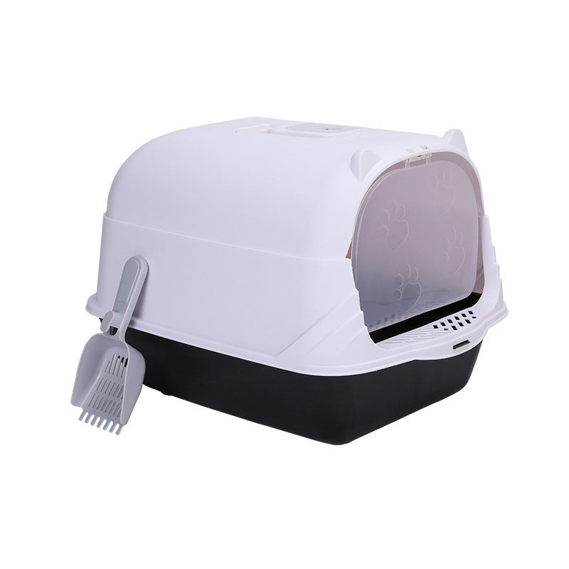 Fully enclosed cat litter basin 2.0