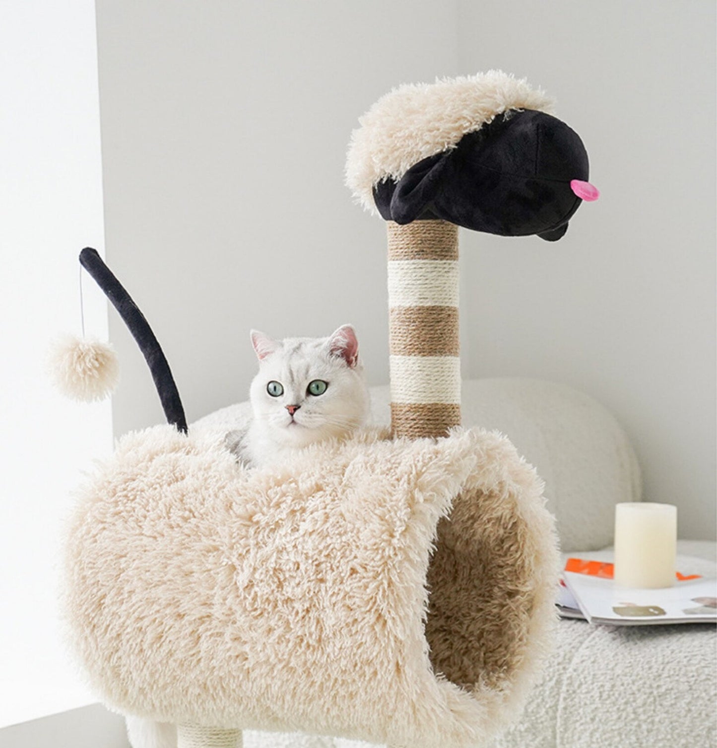 Black Face Lamb Cat Climbing Frame